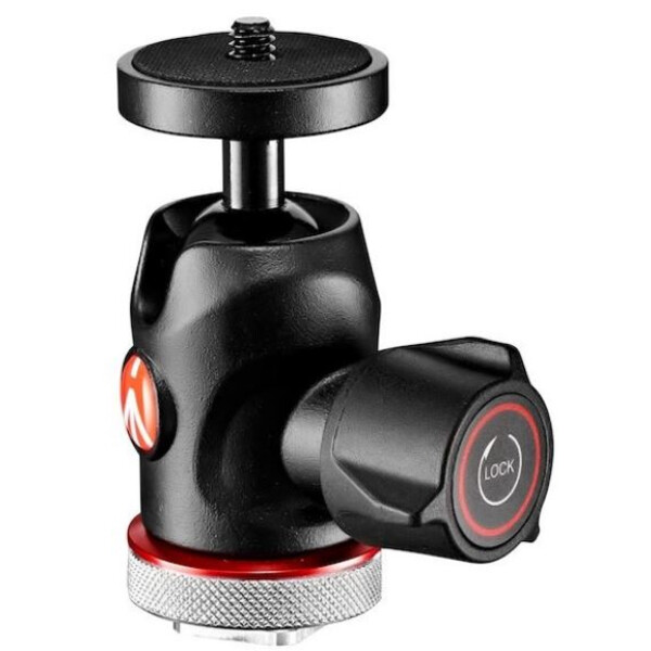 Manfrotto Głowica kulowa MH492LCD-BH Micro ze stopką mocowania lamp błyskowych