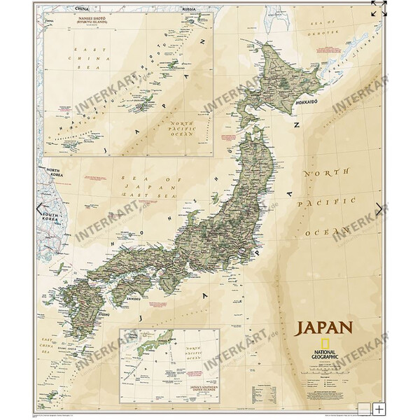 National Geographic Mapa Japonia