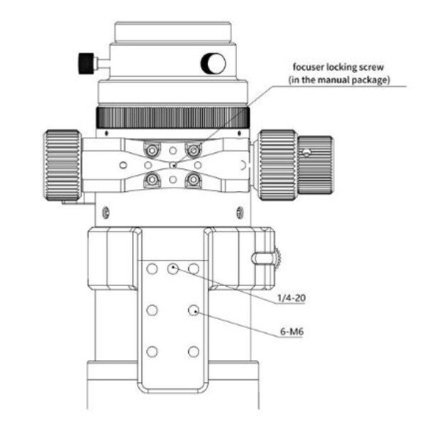 Sharpstar Refraktor apochromatyczny  AP 61/270 EDPH II OTA