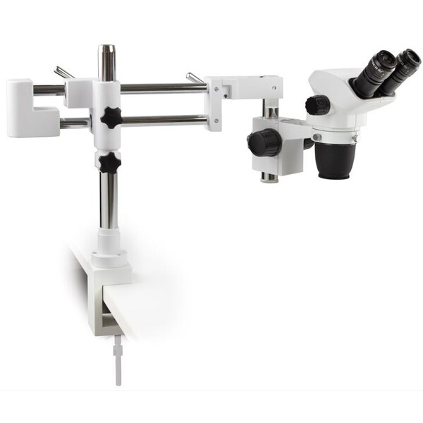 Euromex Mikroskop stereoskopowy zoom NZ.1702-BC, 6.5-55x, Doppelarm, Tischklemme, bino