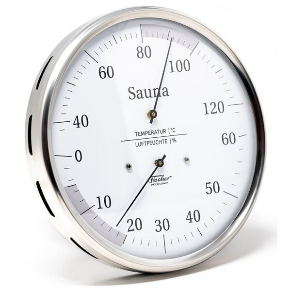 Fischer Stacja meteo Termohigrometr do sauny 130 mm