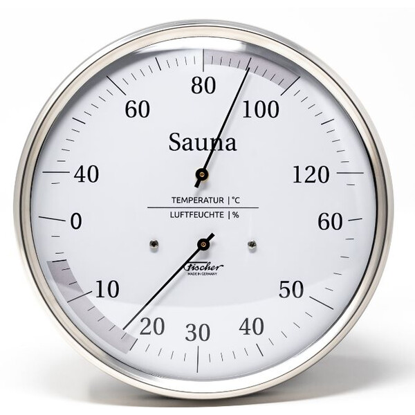 Fischer Stacja meteo Termohigrometr do sauny 130 mm