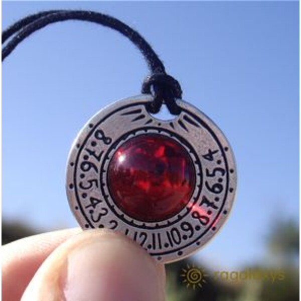 Ragalaxys Saturn Sundial Amethyst brelok do kluczy