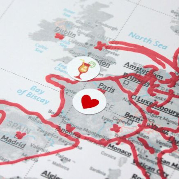 Marmota Maps Naklejki na mapy świata