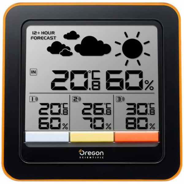 Oregon Scientific Stacja meteo 4-strefowa z alarmem pleśni