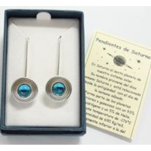 Ragalaxys Earrings Saturn iridiscent