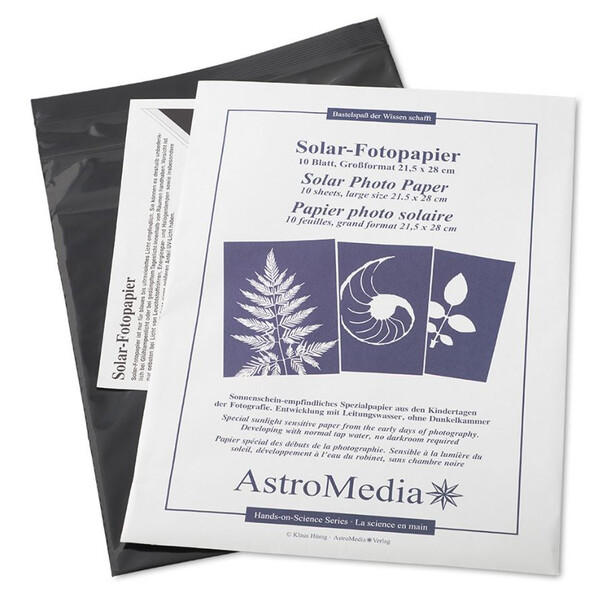 AstroMedia Zestaw Das Solar-Fotopapier 21,5 x 28 cm