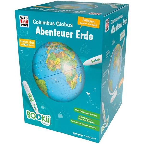 Tessloff-Verlag Globusy dla dzieci BOOKii Globus mit Stift 34cm