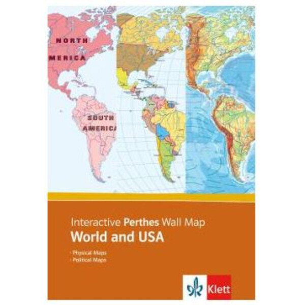 Klett-Perthes Verlag Oprogramowanie Interactive Wall Map: World & USA