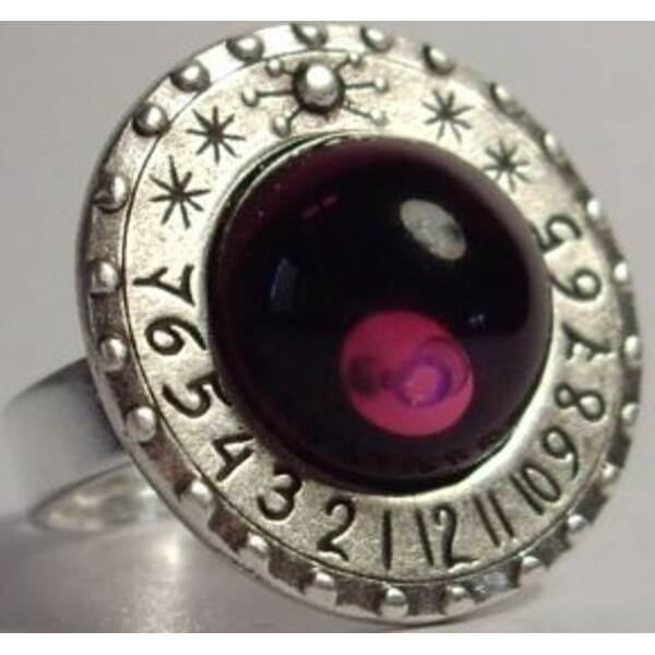 Ragalaxys Sundial Ring Saturno Amethyst