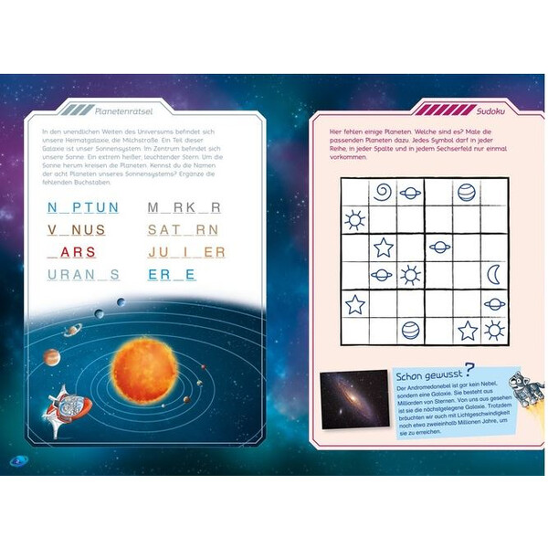 Tessloff-Verlag Mały Major Tom. Puzzle planety do zabawy
