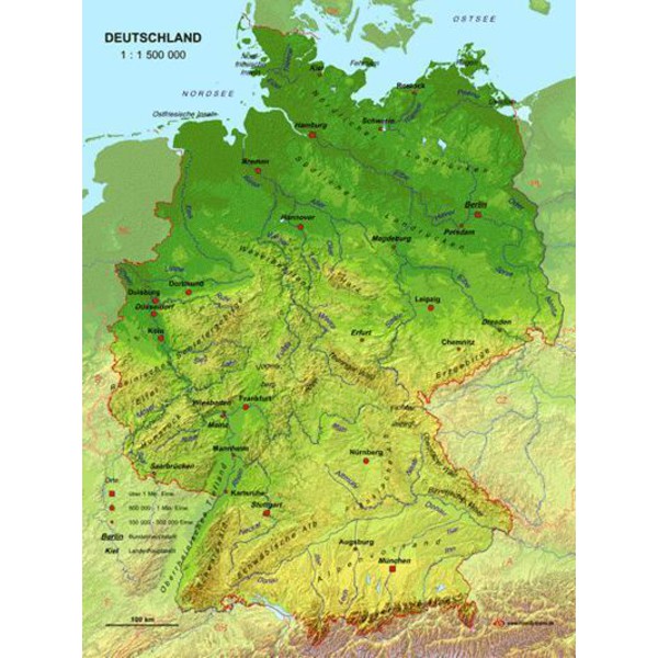 MBM Systems Prawdziwa mapa 3D - Niemcy