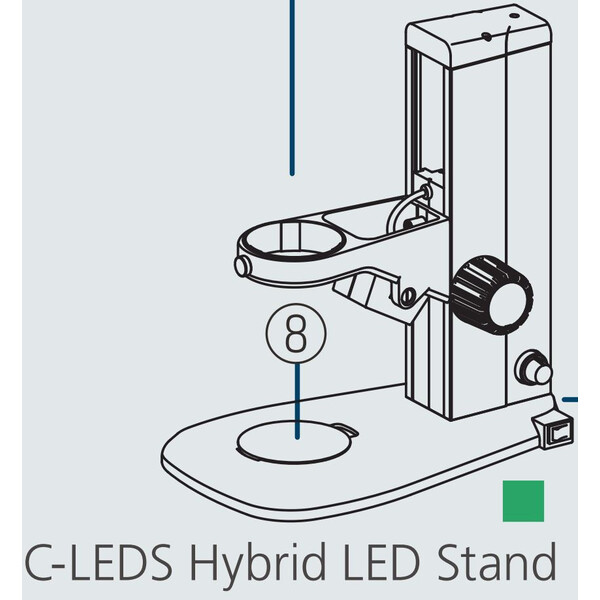 Nikon Statyw szeroki C-LEDS, Stand LED, incident and transmitted light