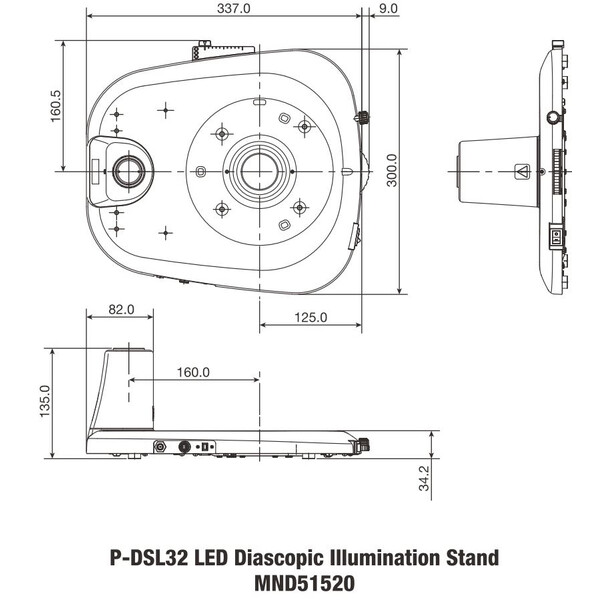 Nikon Statyw kolumnowy P-DSL32 LED Plain Base for transmitted light with pillar