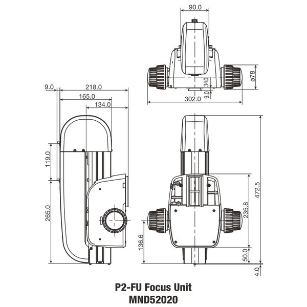 Nikon P2-FU manuell Focus Unit