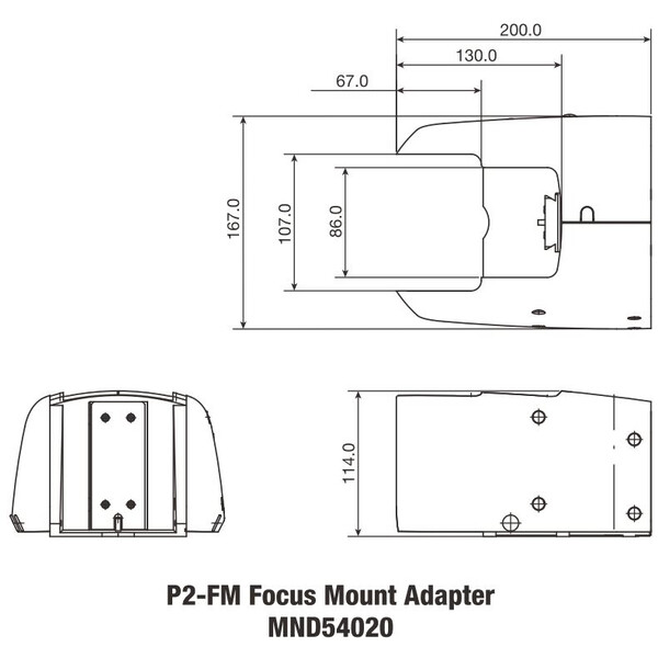 Nikon Montaż na głowę Adapter do mocowania ogniskującego P2-FM