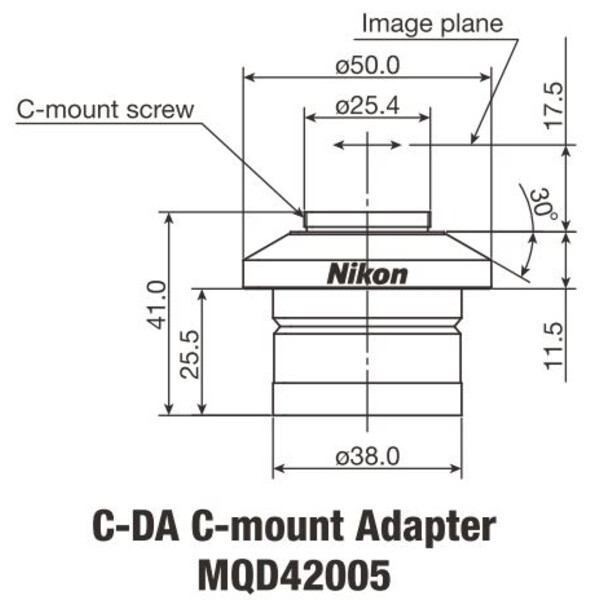 Nikon Adaptery do aparatów fotograficznych C-DA C-Mount Adapter