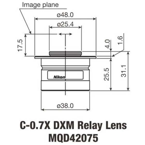 Nikon Adaptery do aparatów fotograficznych C-Mount TV Adapter 0,7 x
