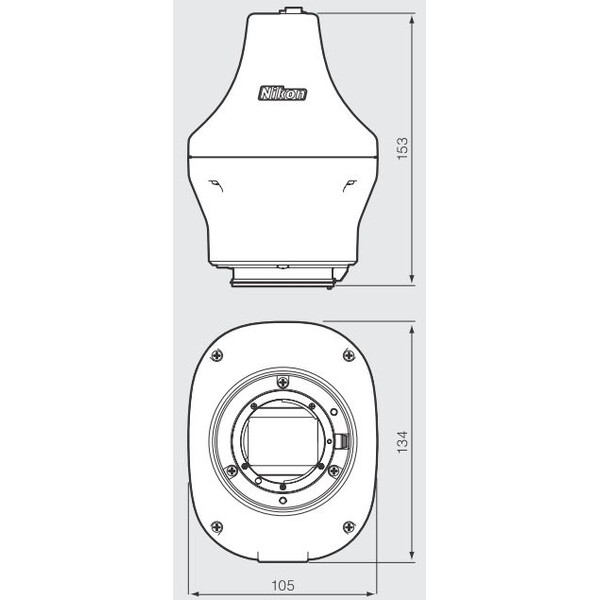 Nikon Aparat fotograficzny DS-Qi2, Mono, 16.25MP, USB3.0, CMOS, F-mount