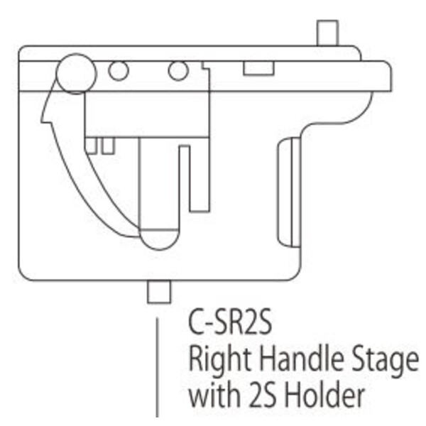 Nikon C-SR2S Prawy uchwyt Stage z uchwytem 2SHolder