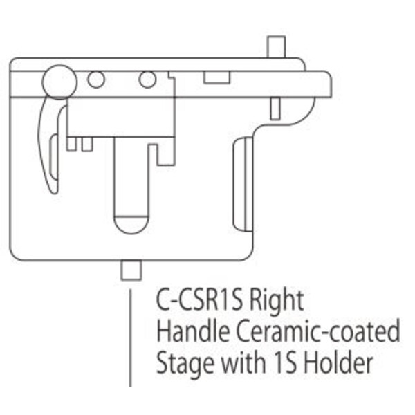 Nikon C-CSR1S Stopień ceramiczny z prawym uchwytem i uchwytem 1S