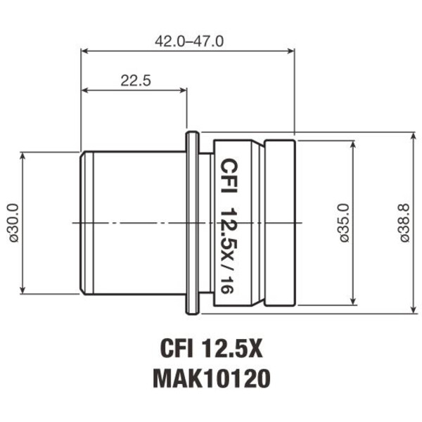 Nikon Okular CFI Eyepiece 12.5X/16