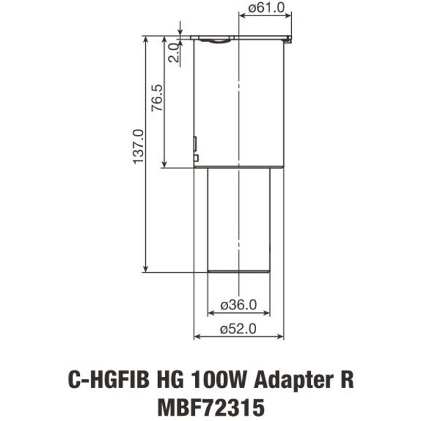 Nikon Adapter światłowodowy C-HGFIB HG 100W ADP