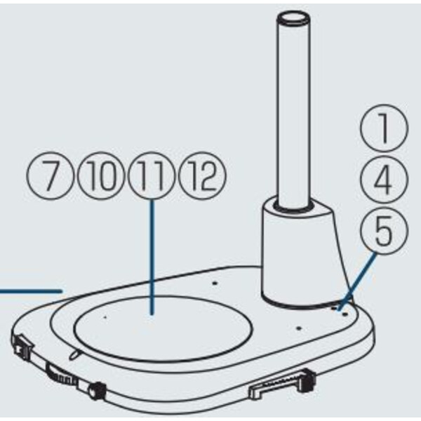 Nikon Mikroskop stereoskopowy zoom SMZ745T, trino, 0.67x-5x,45°, FN22, W.D.115mm, światło przechodzące, LED