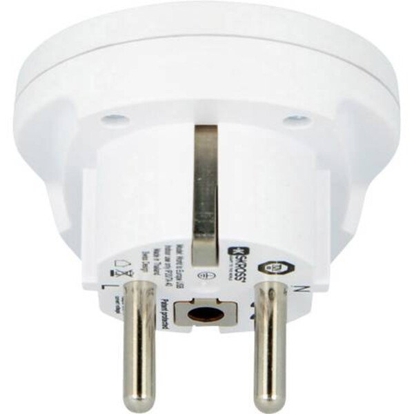 Skross Zasilacz sieciowy Adapter podróżny World to Europe z USB