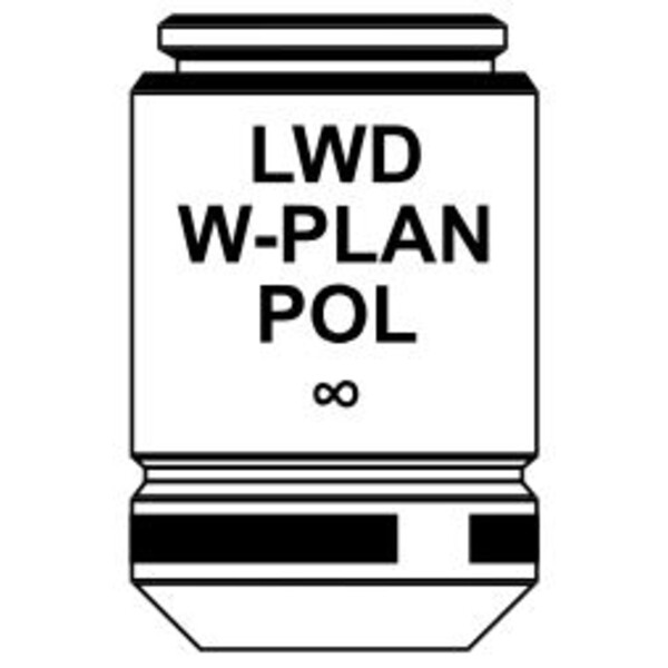 Optika Obiektyw IOS LWD W-PLAN POL objective 50x/0.75, M-1139