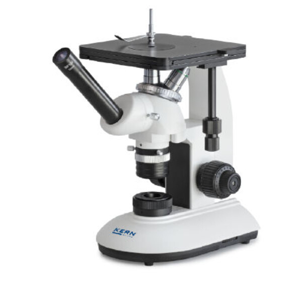 Kern OLE 161, odwrócony, MET, mono, DIN planchrom, 100x-400x, Światło odbite, LED, 3W