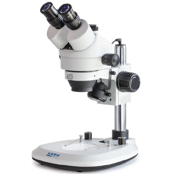 Kern Mikroskop stereoskopowy zoom OZL 464, trino, Greenough, 0,7-4,5x, HWF10x20, 3W LED