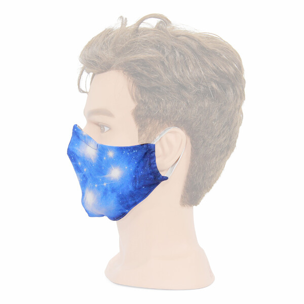 Masketo Maseczka na usta i nos, biała, z motywem astronomicznym "Plejady", 5 sztuk