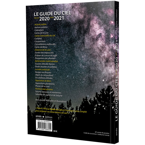 Amds édition  Rocznik Le Guide du Ciel 2020-2021