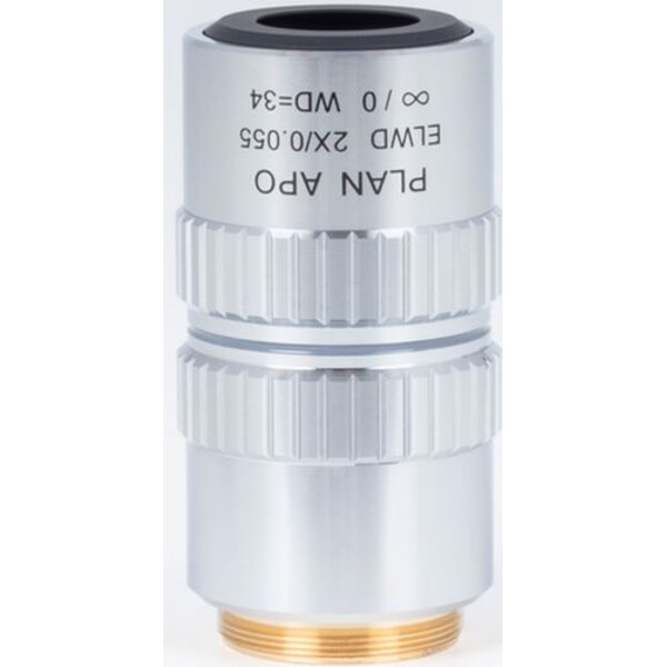 Motic Plan apochromat. obiektyw ELWD 2X/0.055 (szer:34mm)