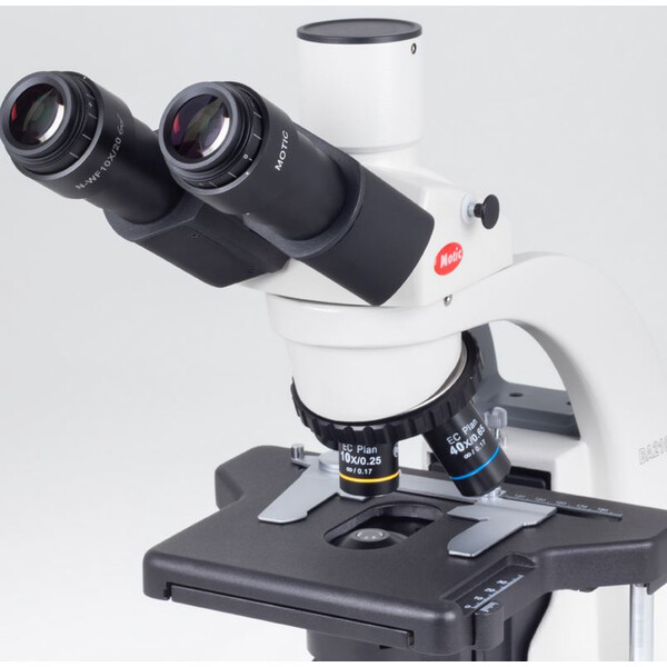 Motic Mikroskop BA210E bino, nieskończoność, plan EC, achro, 40x-1000x Hal