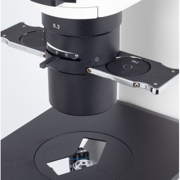 Motic Mikroskop odwrócony AE2000 bino, infinity 40x-200x, phase, Hal, 30W