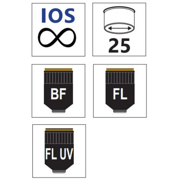 Optika Obiektyw M-800, IOS, LWD, U-PLAN F, 4x/0.13