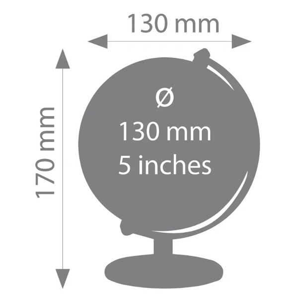 TROIKA Mini-Globus Gagarin Night 13cm