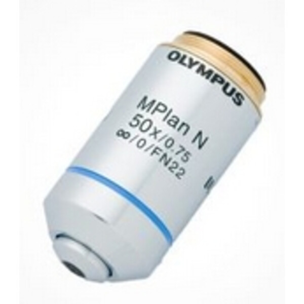 Evident Olympus Obiektyw MPLN50X-1-7, M Plan, Achro, Światło przechodzące, 10x/0.75 wd 0.38mm