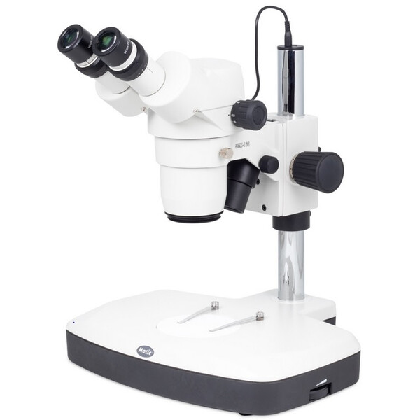 Motic Stereomikroskop zmiennoogniskowy SMZ-168-BLED, bino, 7,5x-50x