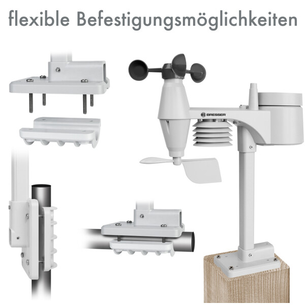 Explore Scientific Stacja meteo WLAN-Wettercenter mit 5-in-1 Profi-Sensor V