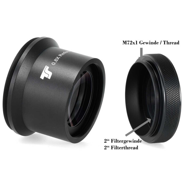 TS Optics Flattener 0.8x CF-APO 102