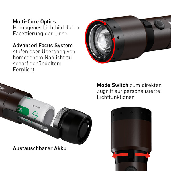 LED LENSER Latarka P7R Signature