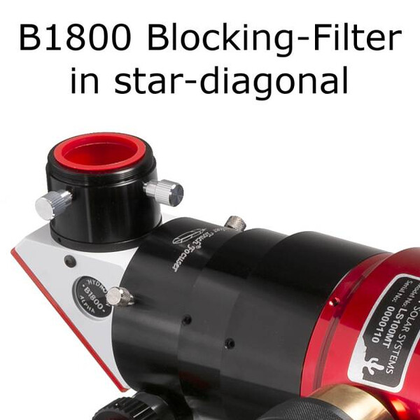 Lunt Solar Systems Teleskop do obserwacji słońca ST 100/714 LS100MT FT Ha B1800 Allround OTA