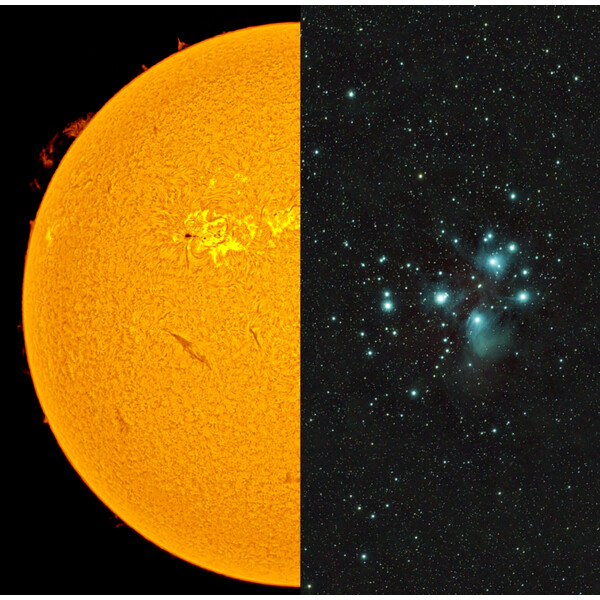 Lunt Solar Systems Teleskop do obserwacji słońca ST 70/420 LS60MT Ha B1200 FT Allround OTA
