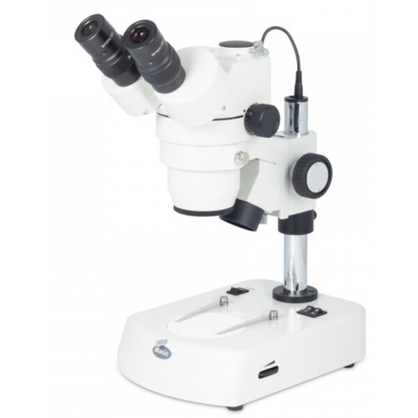 Motic Mikroskop stereoskopowy zoom SMZ-143 N2LED, trino, LED, 10-40x, 4:1