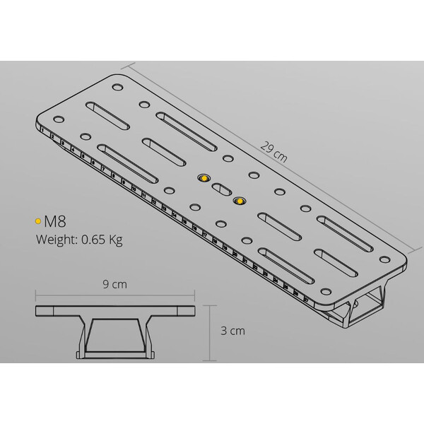 William Optics Vixen-Style dovetail bar 290mm