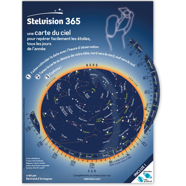 Stelvision Mapa gwiazd 365