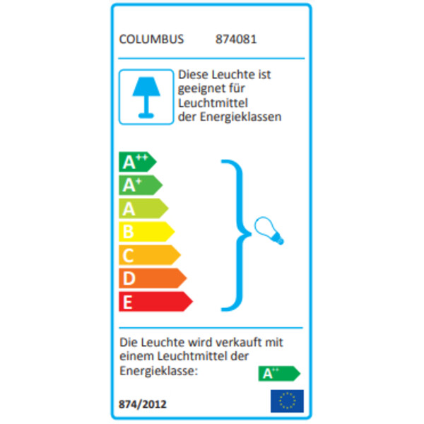 Columbus Globus Księżyc 34 cm